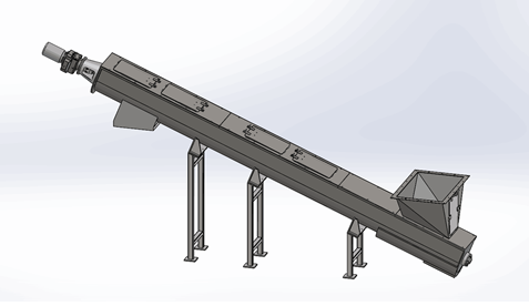 不銹鋼螺旋管式輸送機(jī) 不銹鋼螺旋管式輸送機(jī)